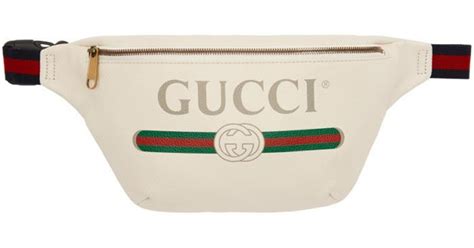 gucci white fanny pack|gucci fanny pack price.